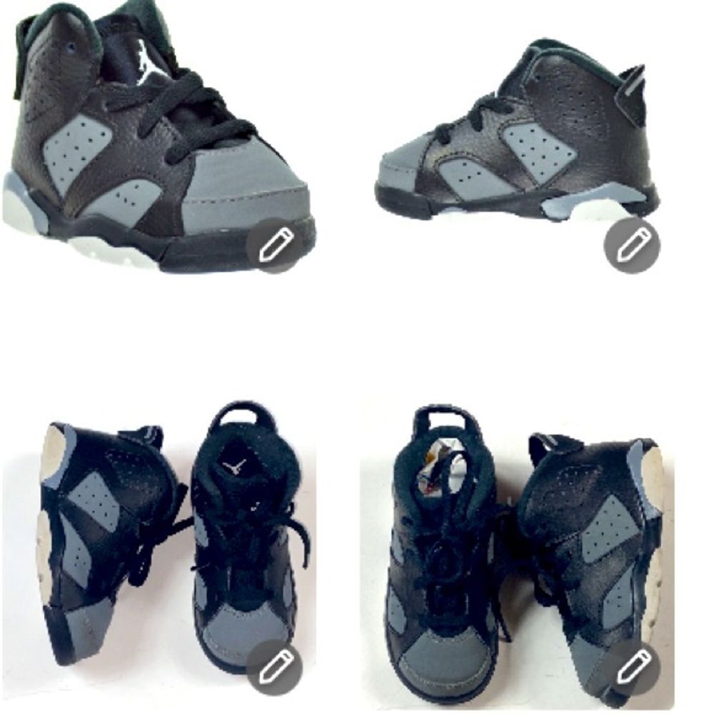 JORDAN AIR 6 Retro KIDS SHOES SIZE 8C